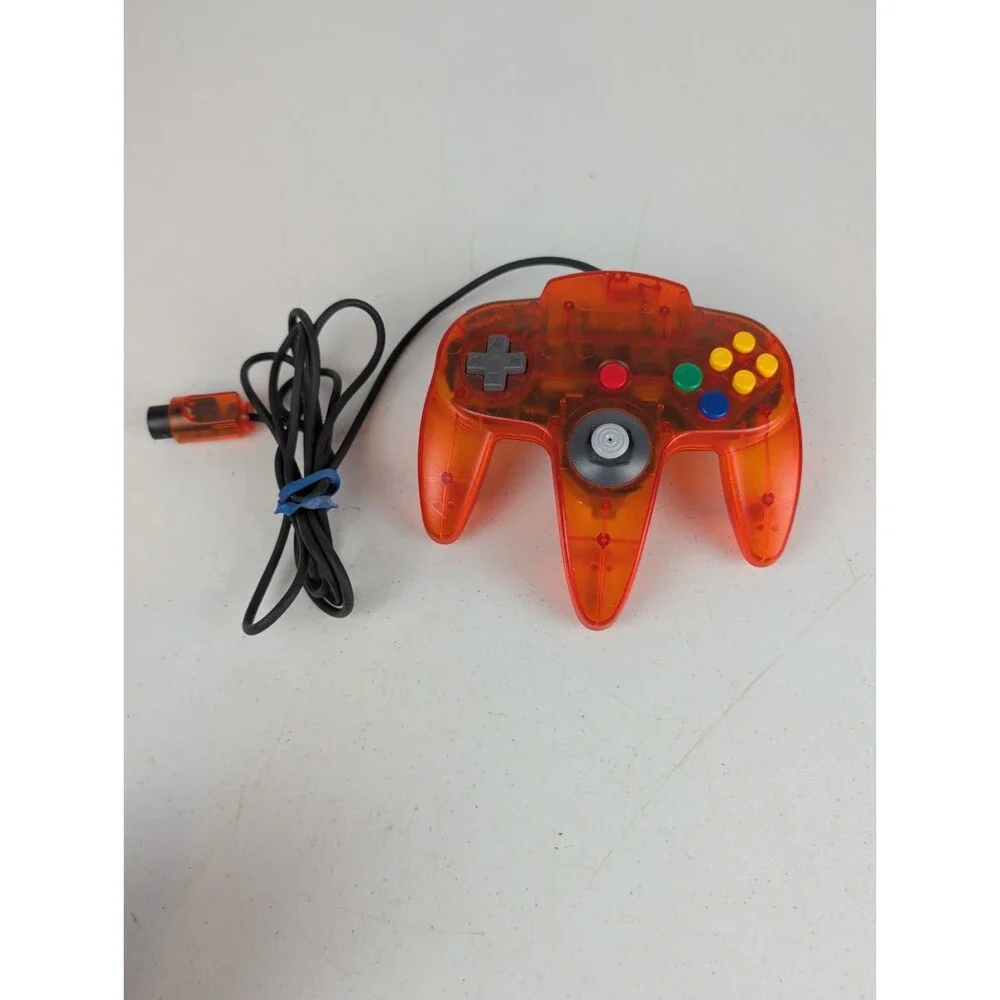 Nintendo 64 Fire Orange Controller - SUPER TIGHT STICK!